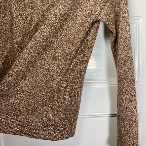 J. McLaughlin | Cashmere Crewneck Knit Sweater in Heathered Brown Size XS - Picture 7 of 11